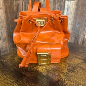 Brandon Blackwood Vibrant Orange Backpack
